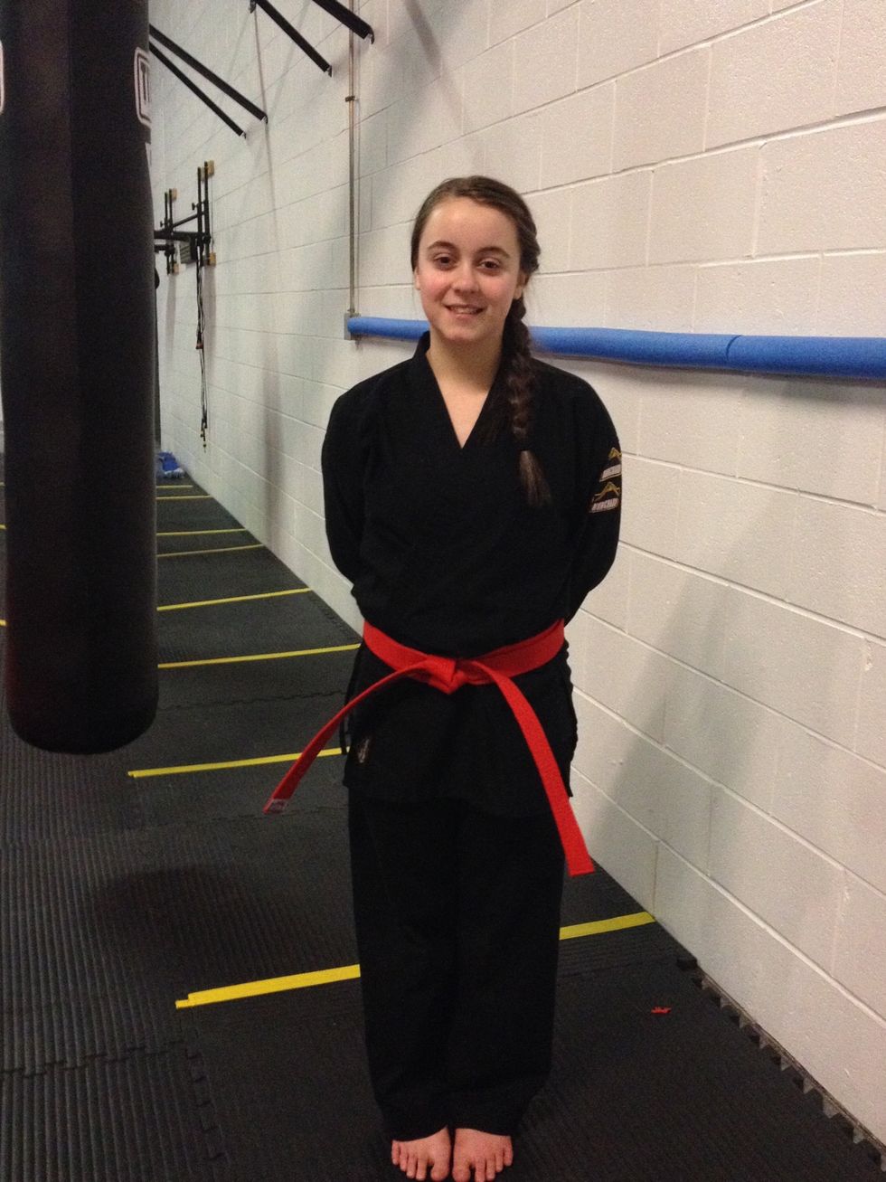 I will inspire people to not give up, no matter what life throws at you, in my case it's taekwondo that I use to inspire people.