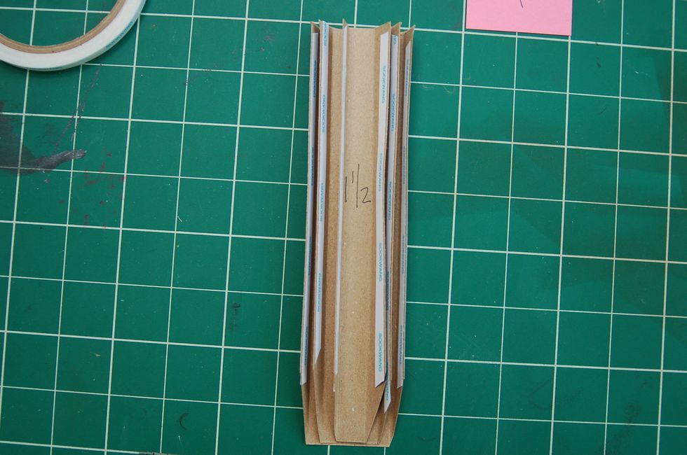 I will show you in class how to assemble the binding since we are only using 5 pieces for this book.