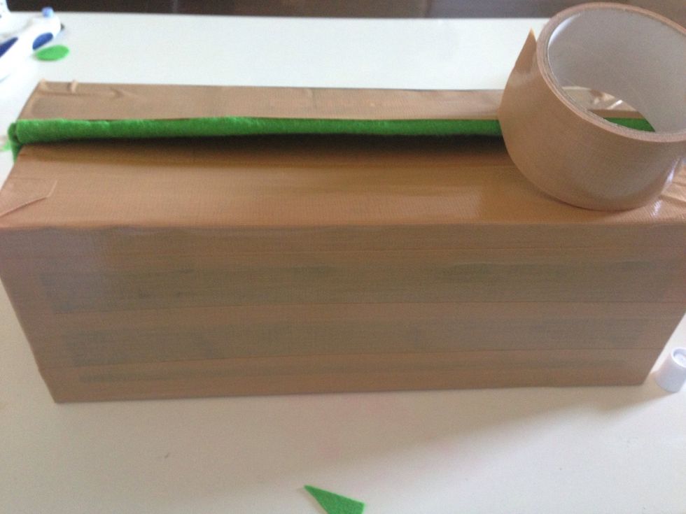 I will use plastic tape before I put design here