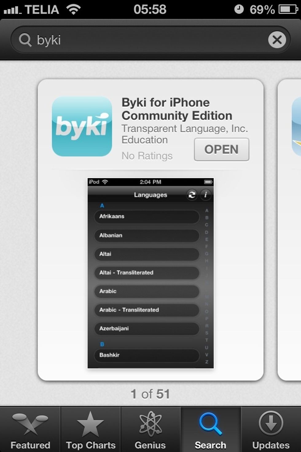 I would also recommend downloading this app too (free). The community edition lets you download additional language packs to your already paid app. I have over 100 downloads from it :)