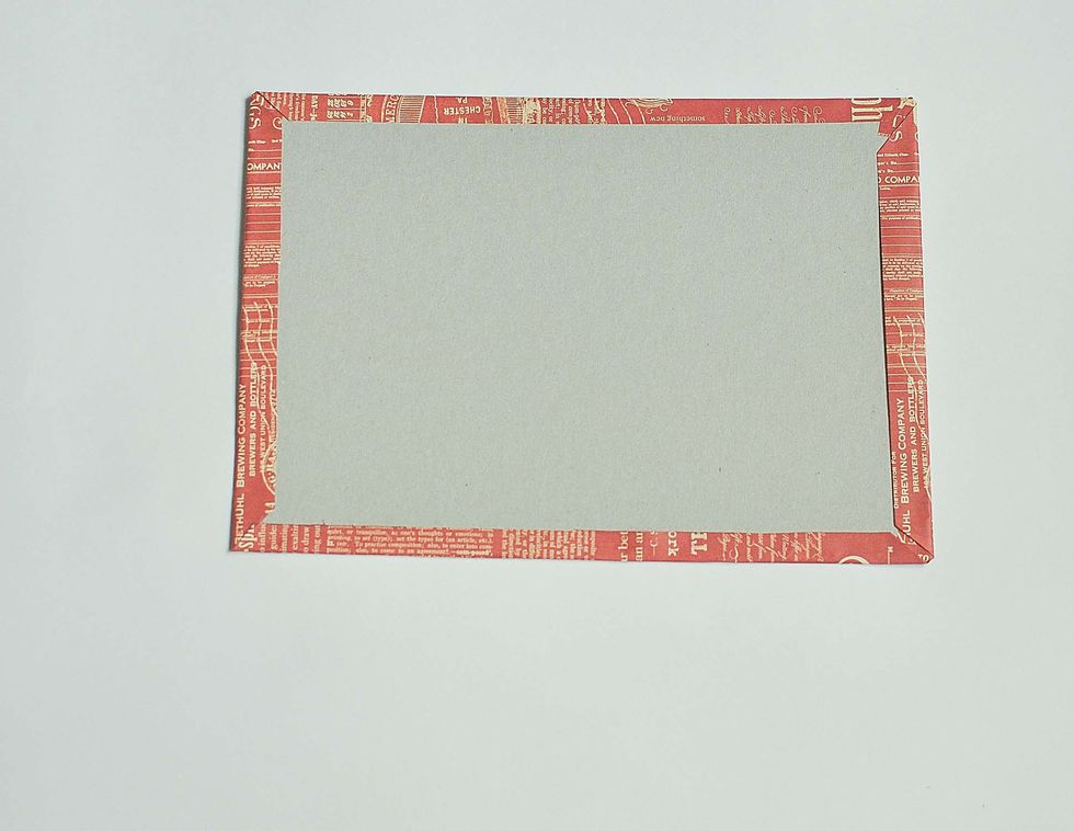 I wrap it in the DIY Craft paper and stick them together