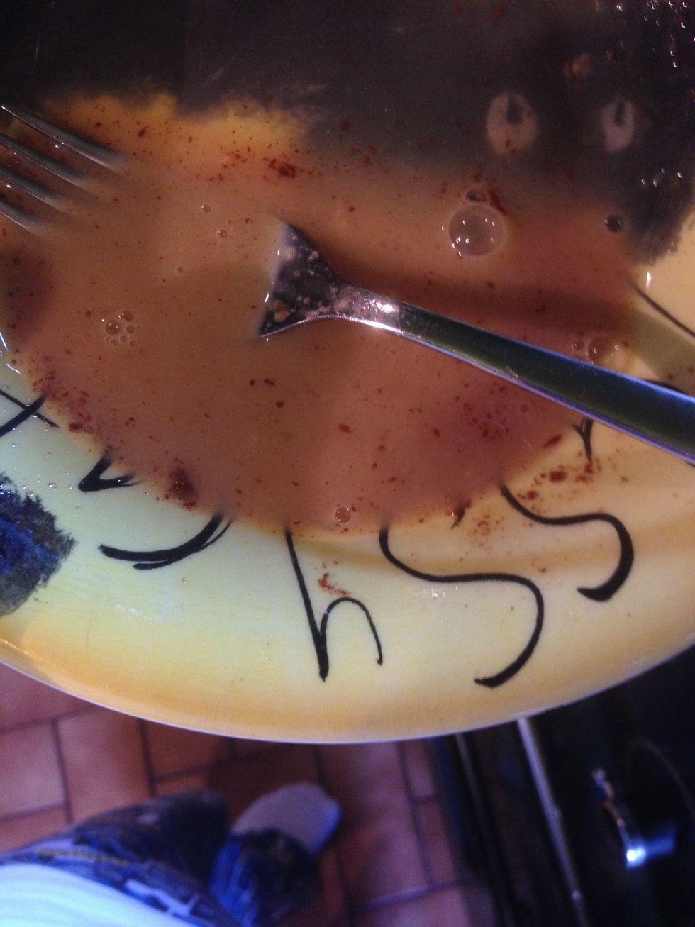 I you have a little mix remaining...