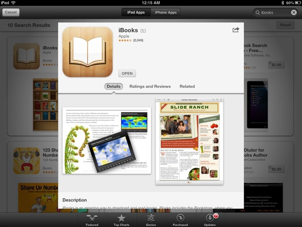 IBOOKS!!! INTERACTIVE TEXTBOOKS!! It is really an enjoyable experience to see the examples come to life! Or you can read a few novels.
