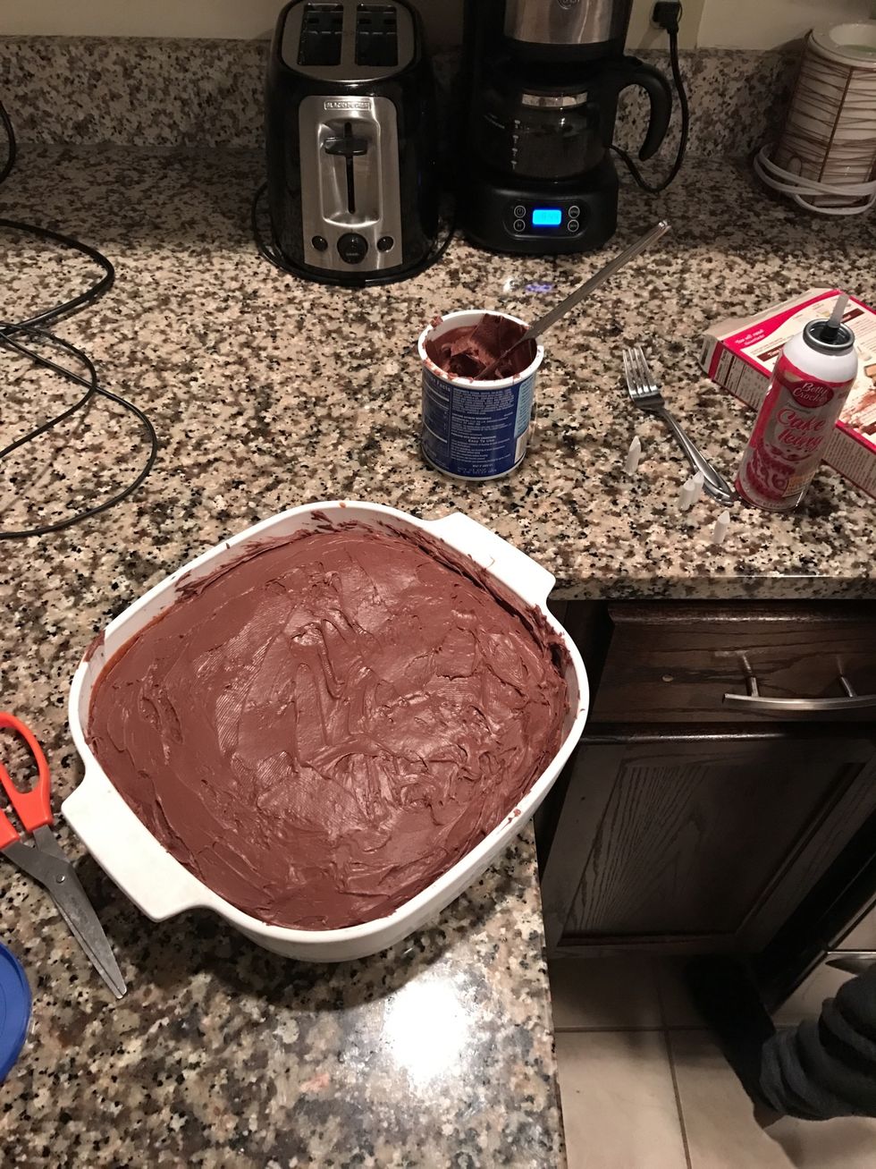 (Icing step one complete)