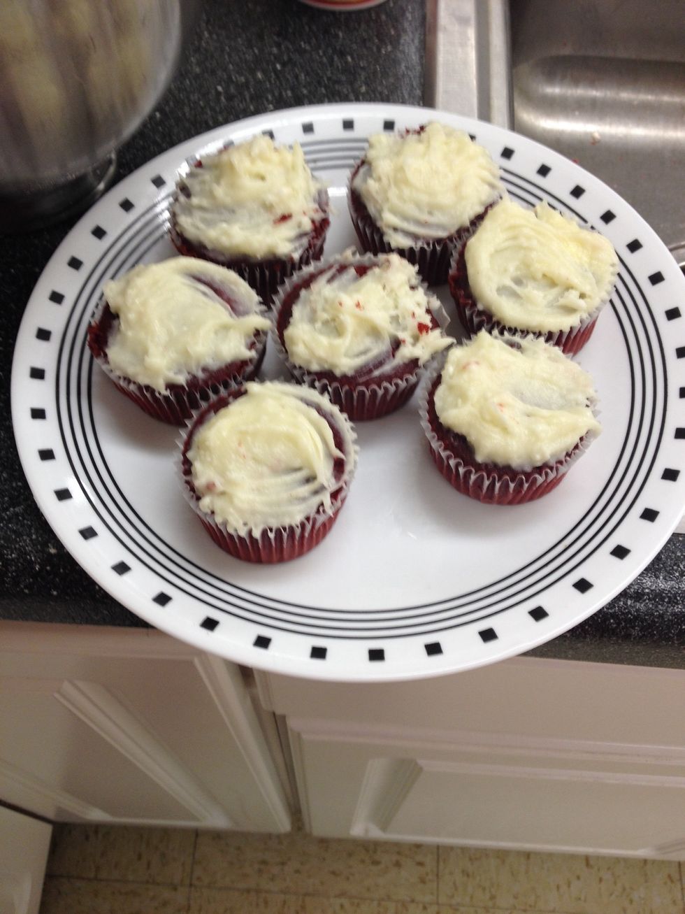 Icing them. And enjoy