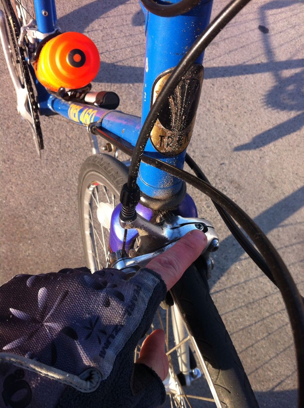 If brakes are rubbing you can adjust the angle of the wheel within the frame, reposition the brake pads, true your wheel (advanced), or align the brakes. Use screwdriver if brakes similar to my type.