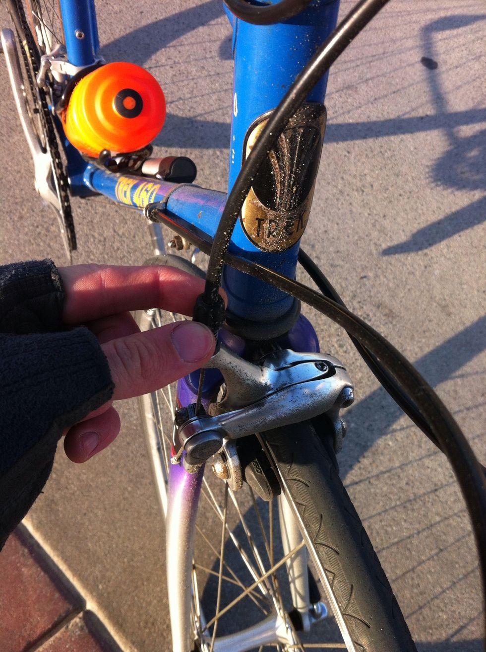 If breaks are mushy or unresponsive you can tighten the barrel adjuster, close the brake quick-release, or adjust/replace your brake pads.