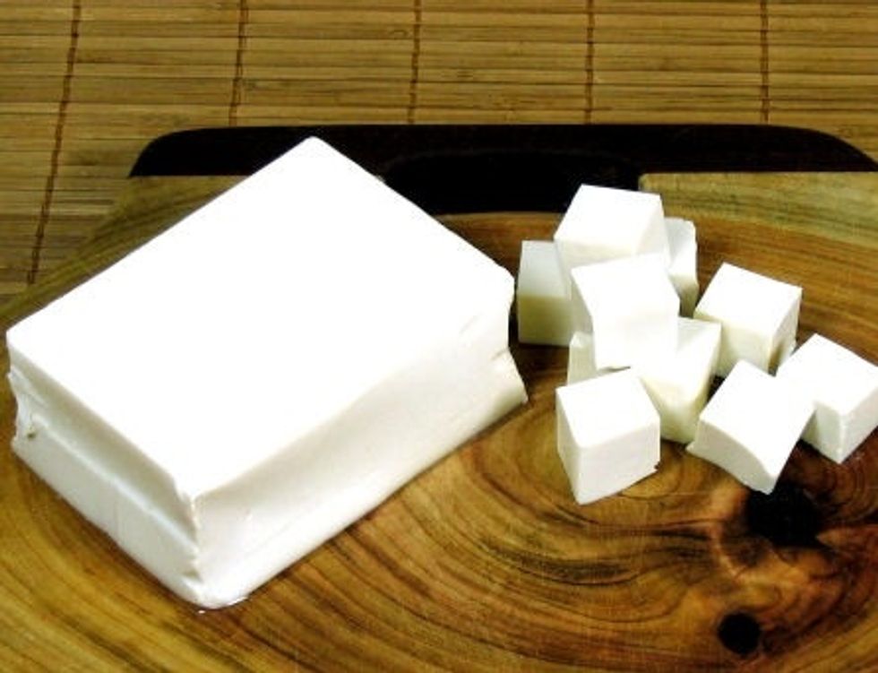 If desired, add cubed tofu