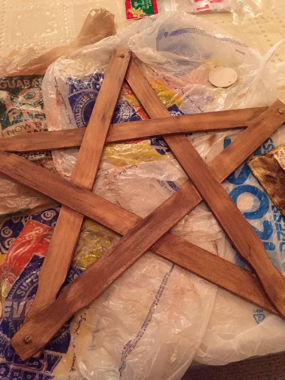 If desired, add stain.