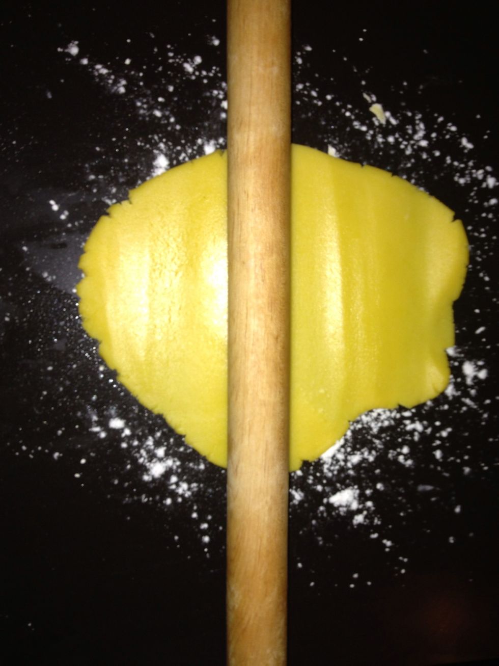 If dough is too soft, refrigerate for 10-20 minutes before roll out 1/8-inch thick.