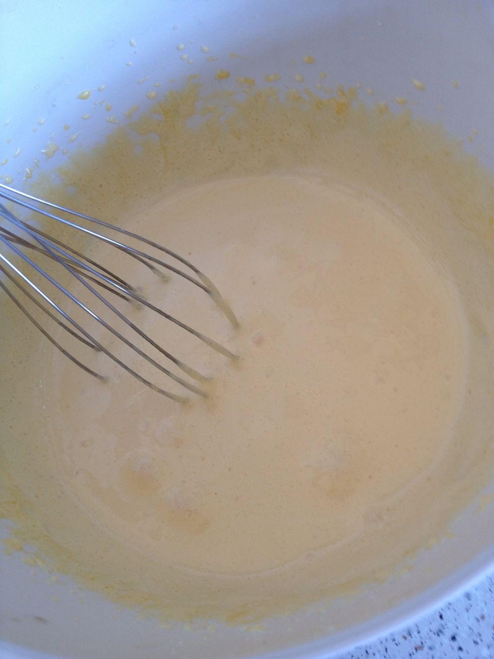 If it looks like this, very thick, then it is done.