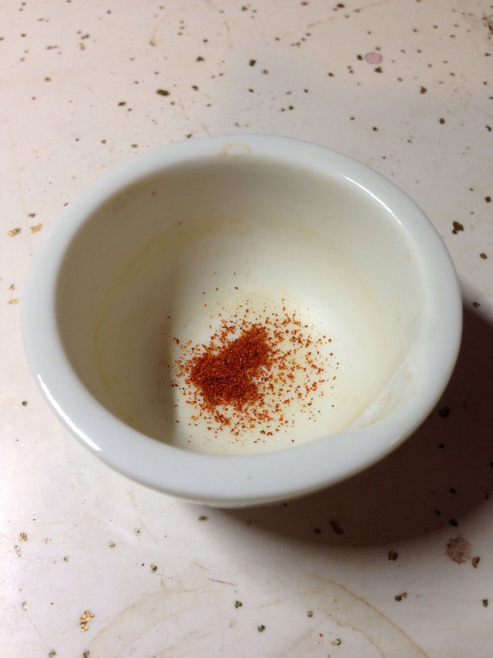 If it's your first time, start with a small amount of pepper. You can always add more. I use a small mortar & pestle I got from World Market.