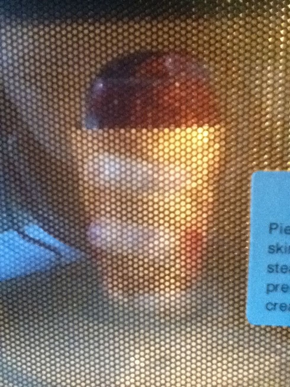 if it starts to rise, don't panic! Haha it's supposed to happen. Mine rose higher than I was expecting but oh well, looks nice :)