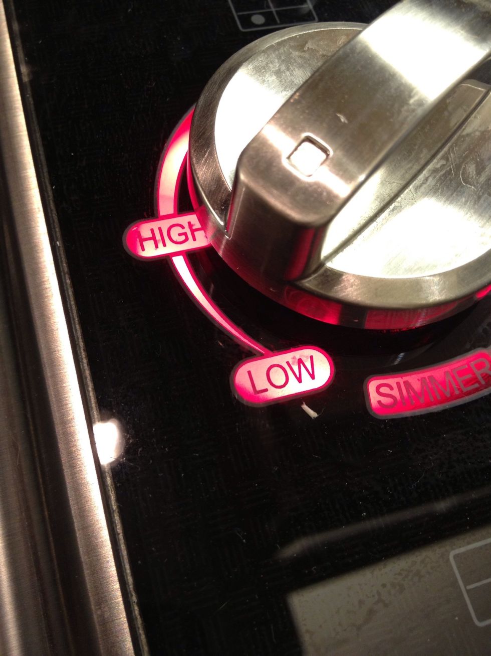 If its boiling like crazy just lower the heat a bit.