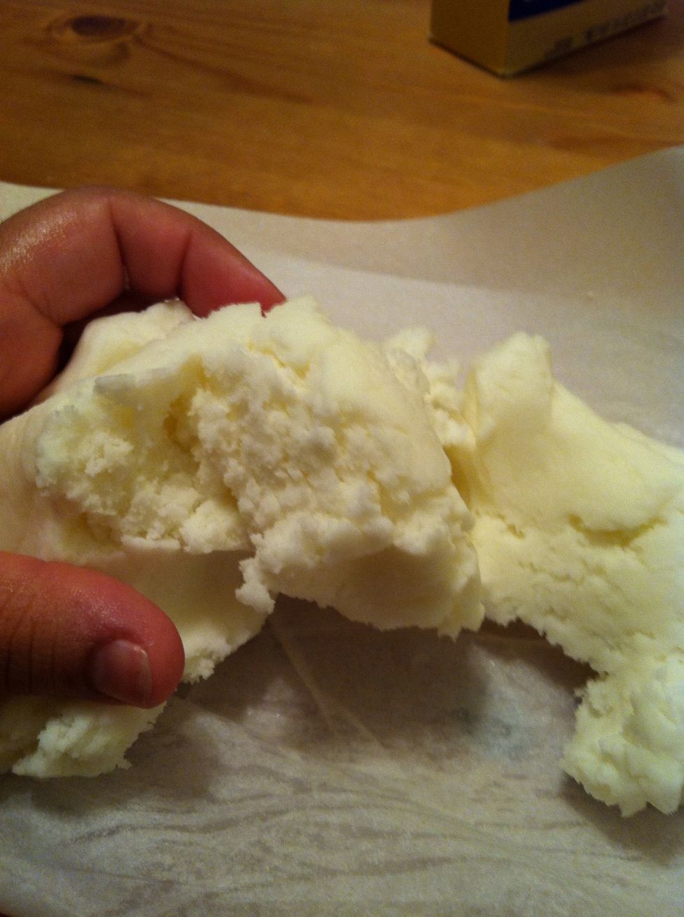 If its like this when you pull it apart its over cooked. I tried lots of things to save it... And I couldn't. Unfortunately, if it turns out like this start over and cook it in shorter intervals.