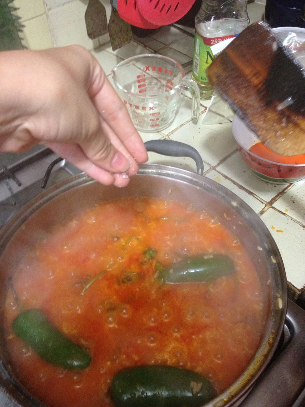 If needed, add some more salt.