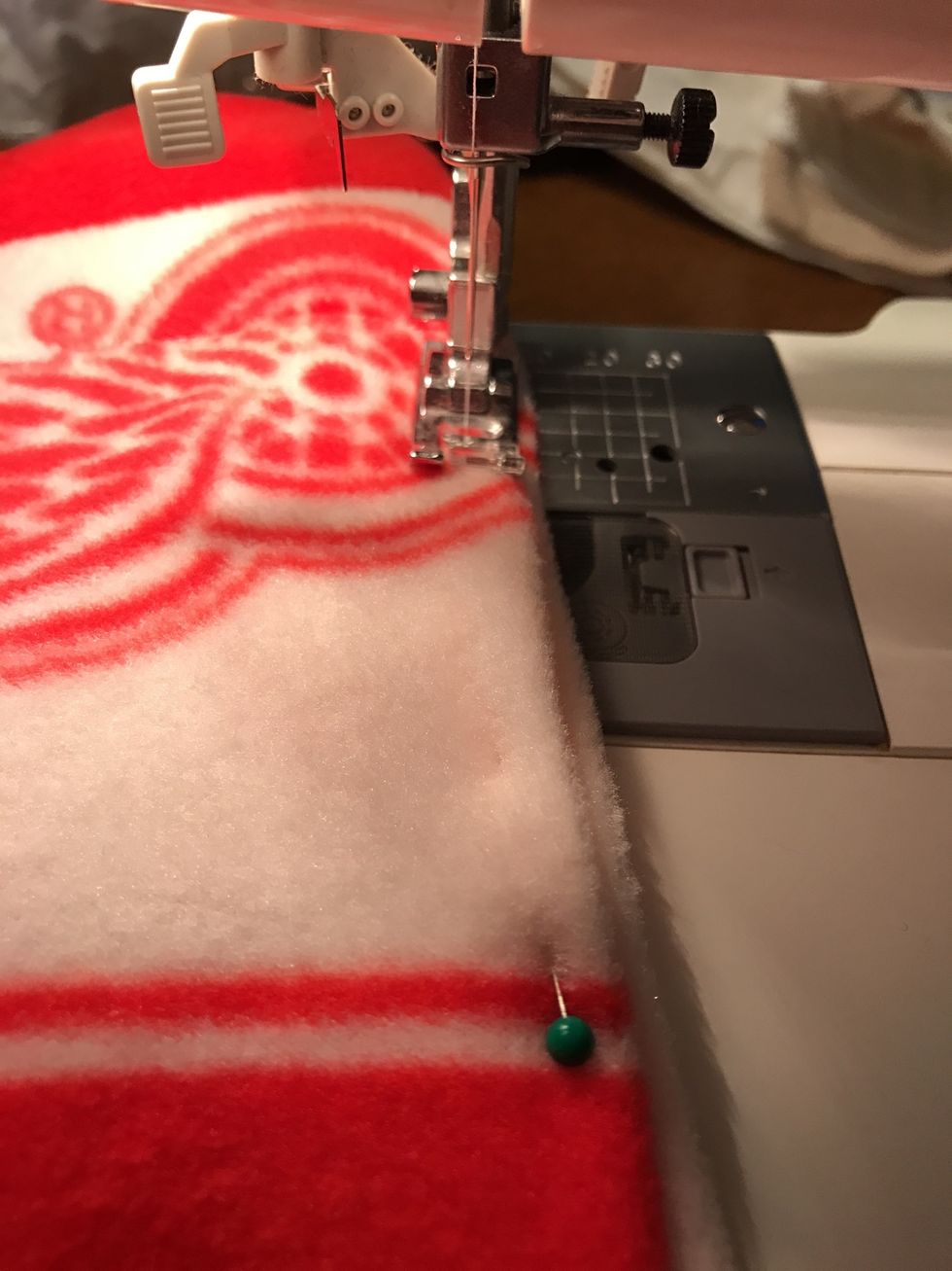 If not, stitch the opening very close to the edge to close up the hole.