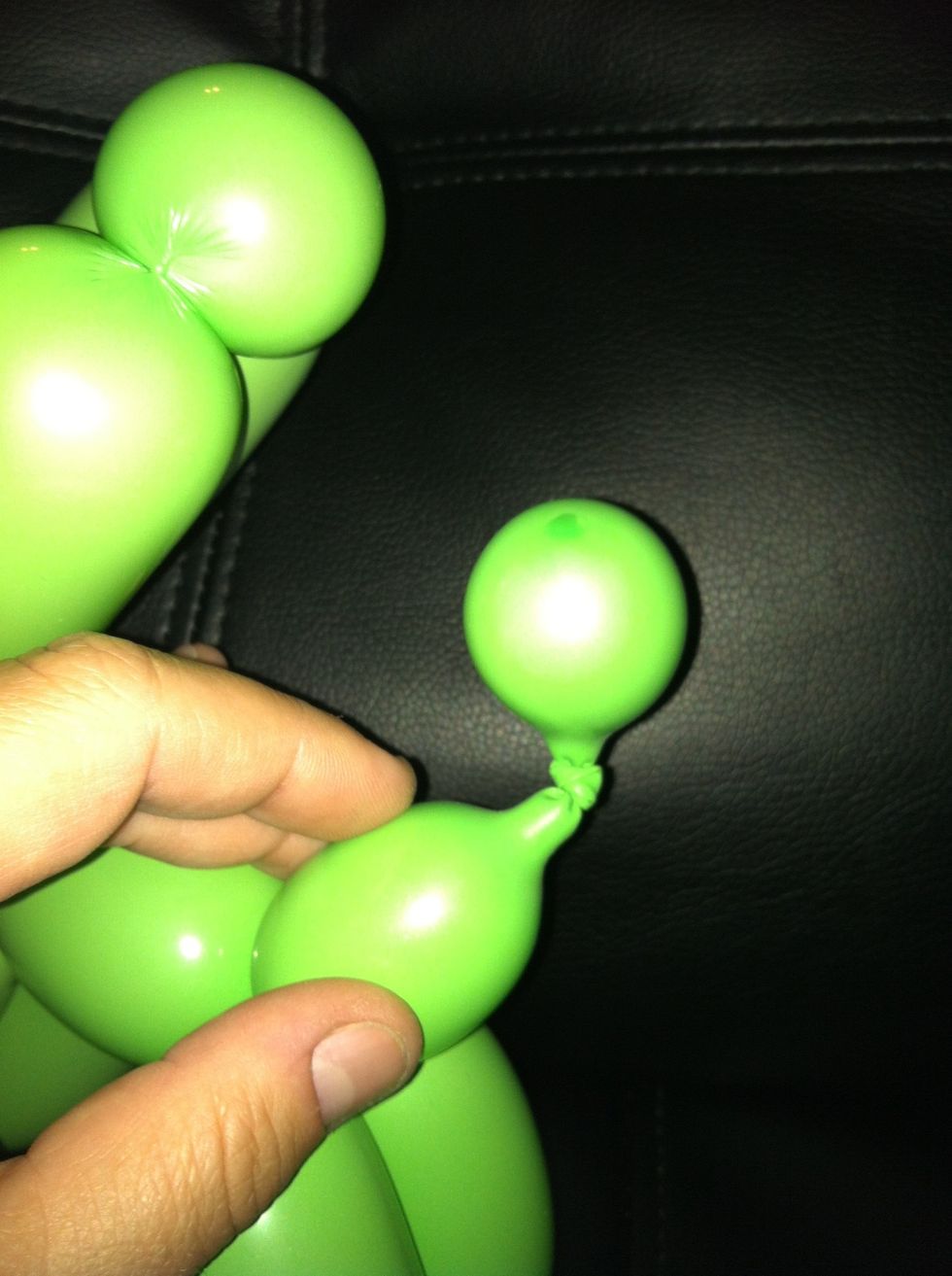 If possible, tie off top bubble