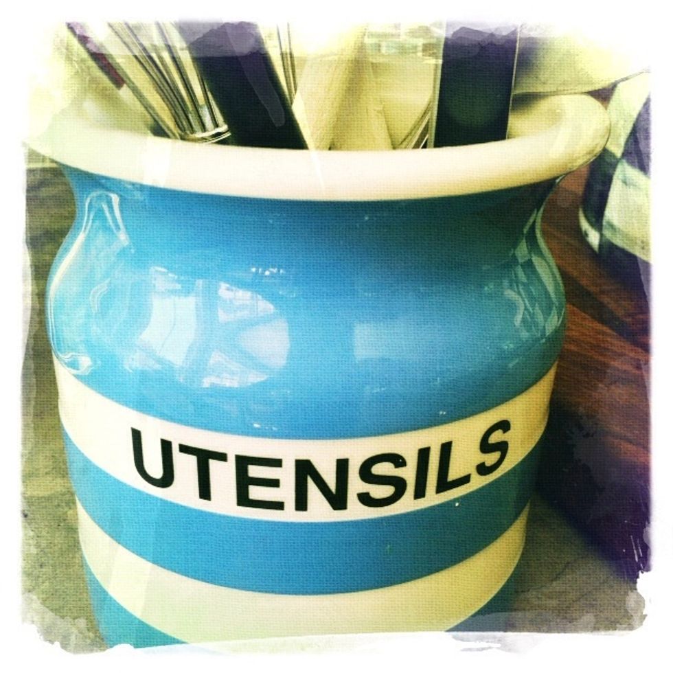 If possible, use at least one utensil that was handed down a generation.