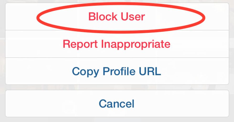 If somebody you don't know starts talking to you, you can block them or report them to stop their messages. You can also use this for if someone is cyber bullying you.