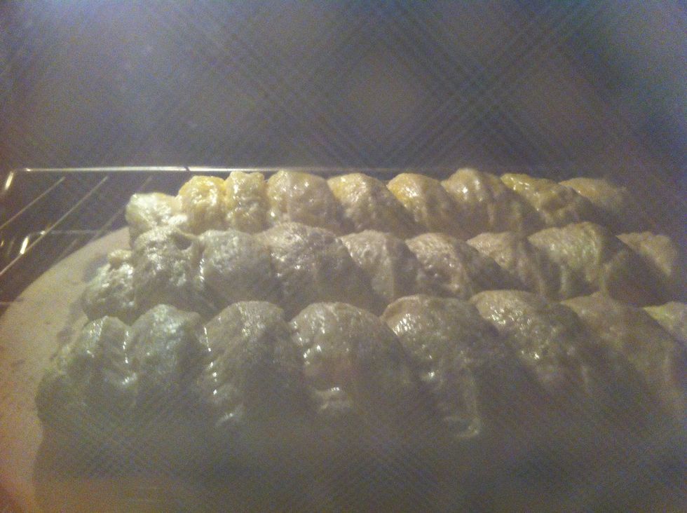 If the bread starts to get darker than a medium brown you can remove it earlier. If you prefer a harder or softer crust, add or subtract 2 minutes from the baking time.