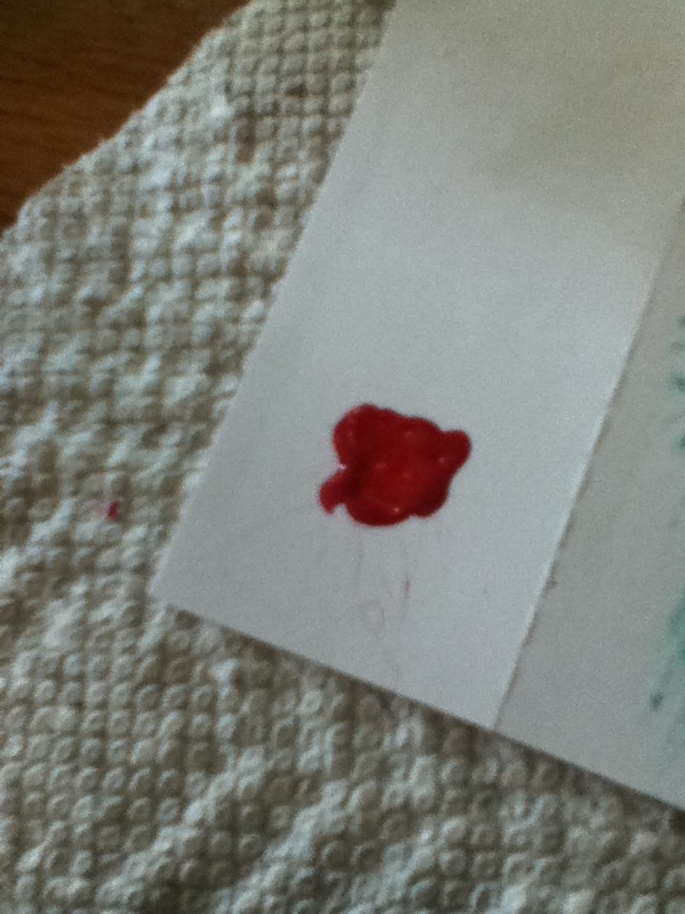 If the red gets to sticky..