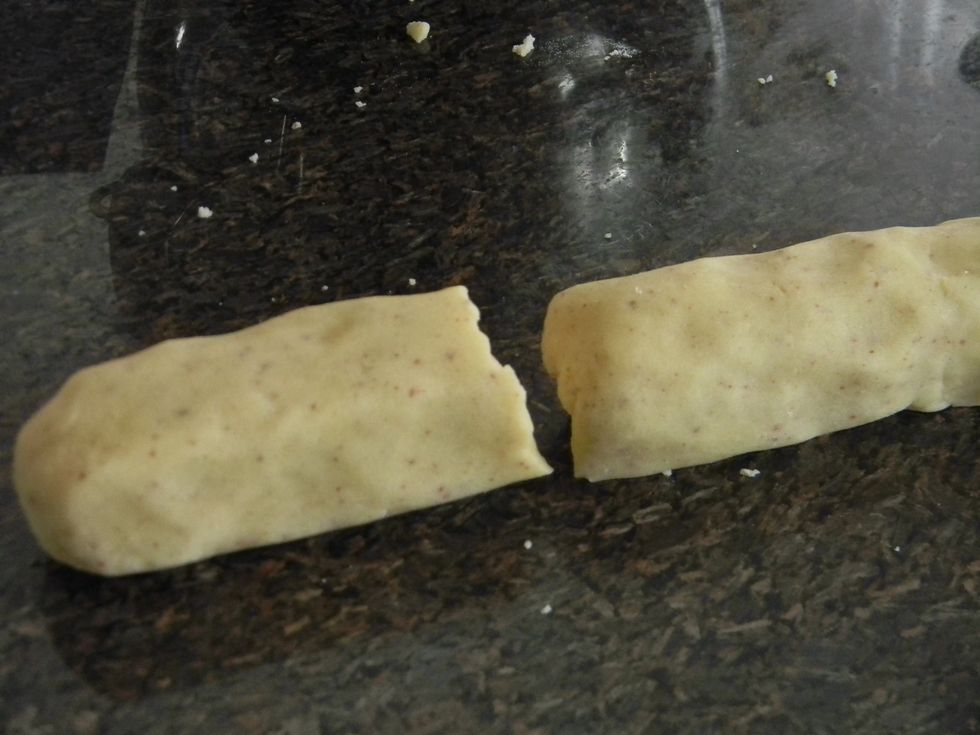 If the roll breaks while shaping it, its ok. Just make two little rolls instead.