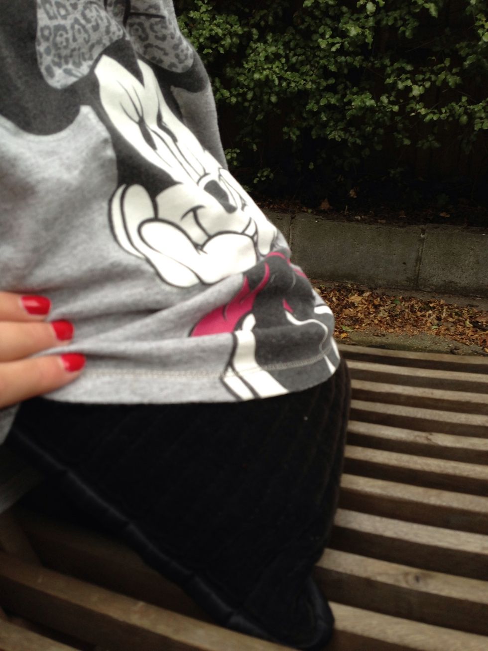 If the T-Shirt you're using is to tight, stuff it with pillows overnight to stretch the fabric!