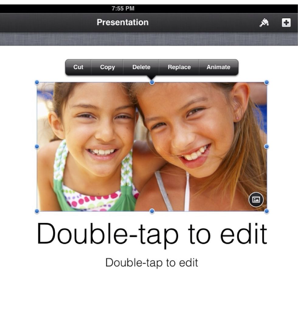 If there a things on the slide that you want to remove or change simply double click on the text boxes or pictures to change the text