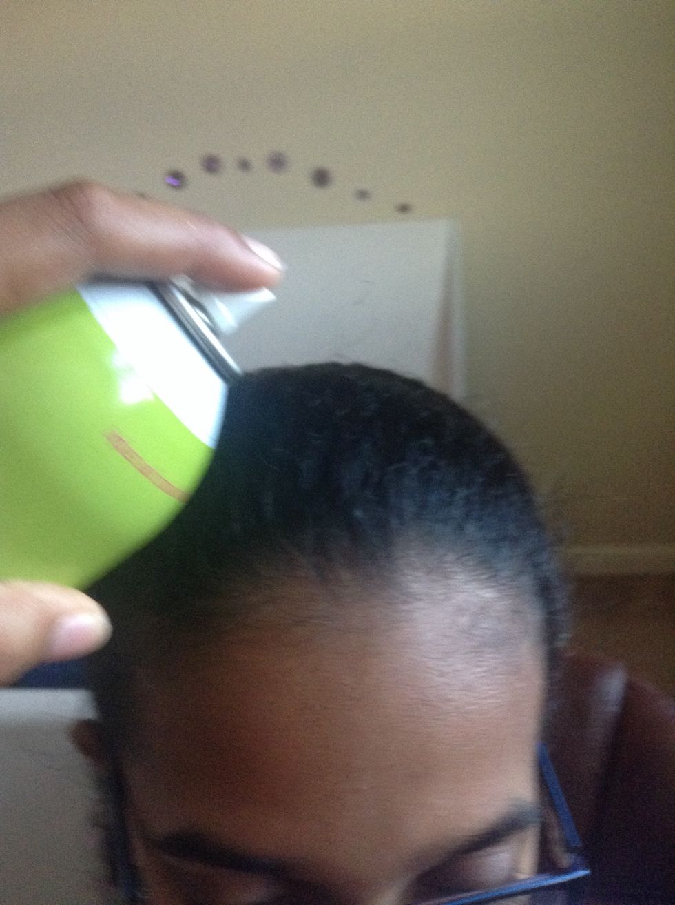 If there is still frizz put some hairspray on your hair then comb with the toothbrush