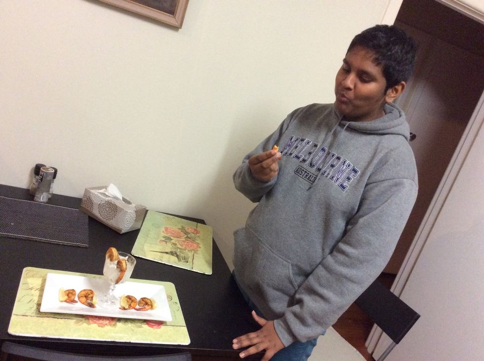 If u like seafood u will love this recipe because the shrimp was sweet and juicy while sauce gave the shrimp a slight richness . I hope u enjoy my shrimp recipe