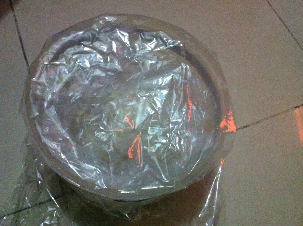 if u want better results than give it some packing and after that cover it properly with plastic and tie some ribbon or thread or elastic to secure it so that no air enters it and place before heater
