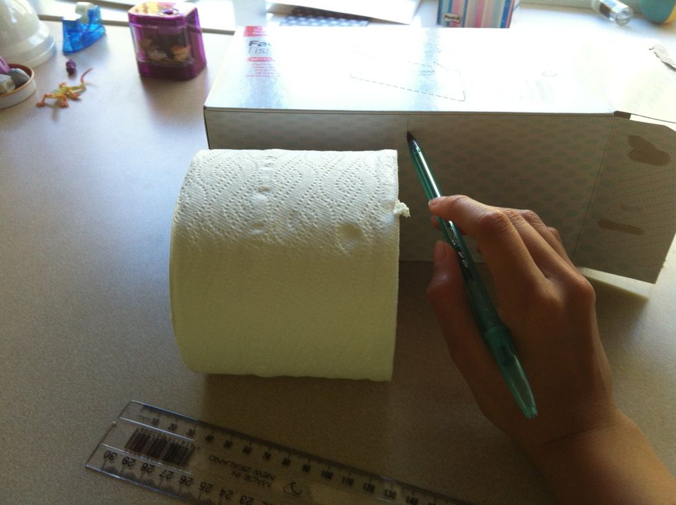 If ur box is top long like mine is, then mark out where u need to cut