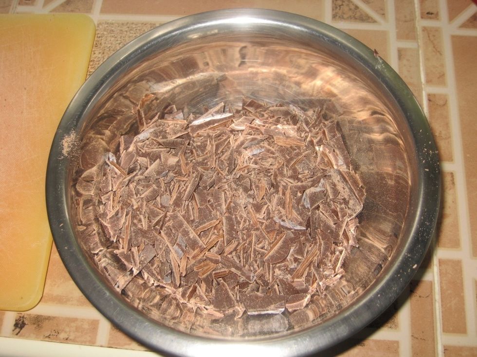 If using a block, chop into small pieces.