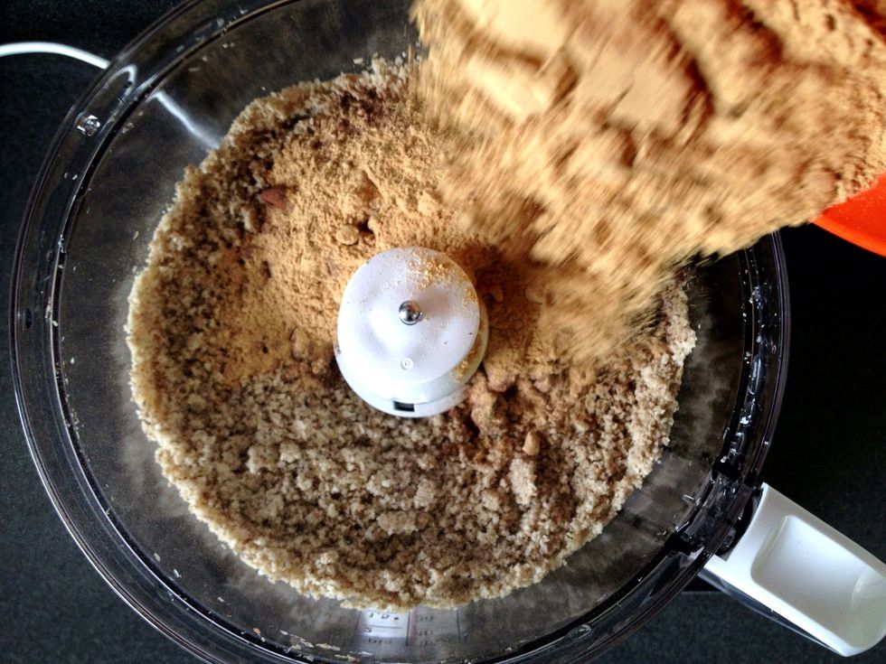 If using add the mesquite and salt. An exotic ingredient and buy one get one free. Of course I bought it. If you don't happen to have mesquite powder lying around use 50g cocoa / cacao instead.