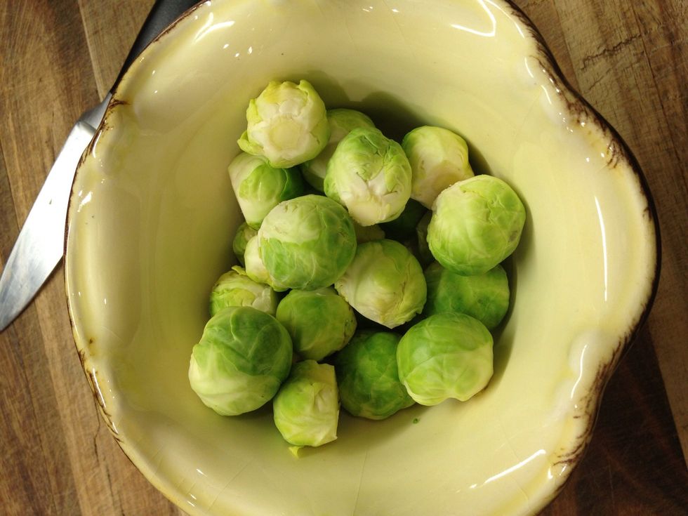 If using small just leave them whole. You can give them a good rinse after they are clean.