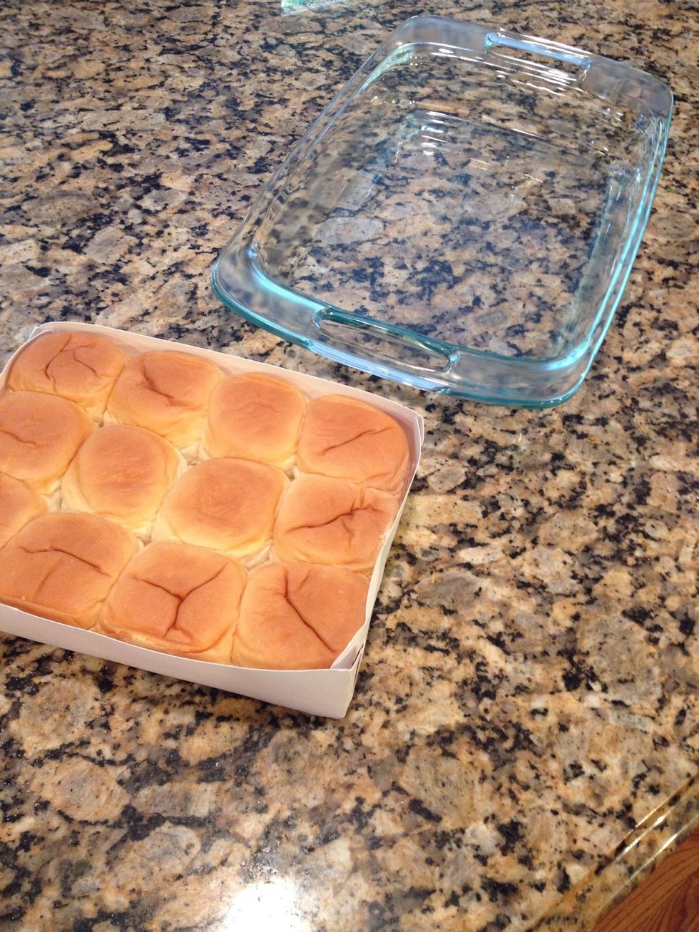 If y'all like easy..this recipe is for you. Take 24 rolls, remove and slice