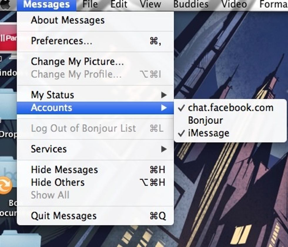 if you accidentally close the facebook chat menu. its nowhere to be found. to open again click the menu (see screenshot). click account. uncheck and check again the chat.facebook.com.