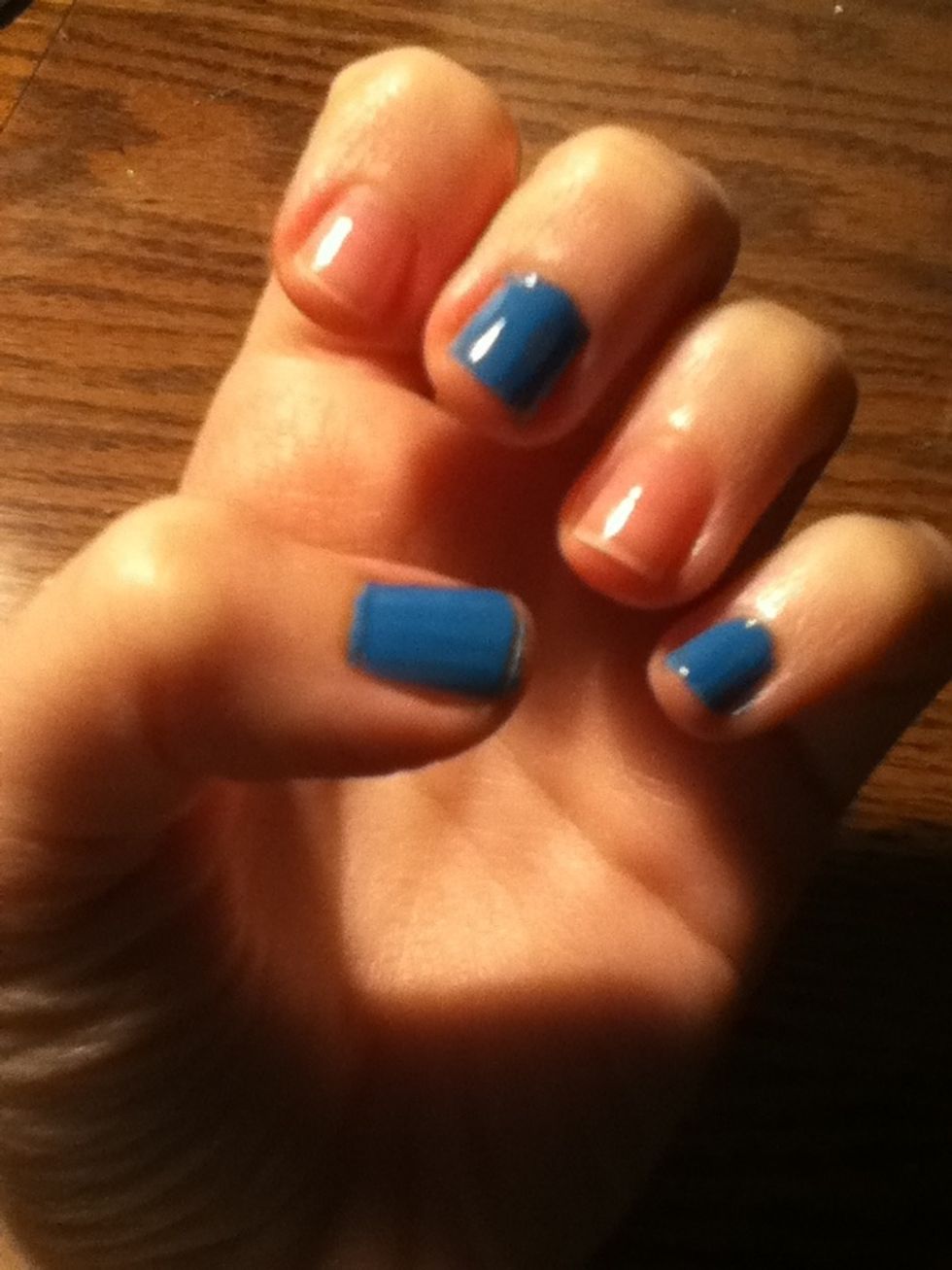 If you accidentally get nail polish on the skin surrounding your nails, don't worry! I will explain how to fix it in the end.