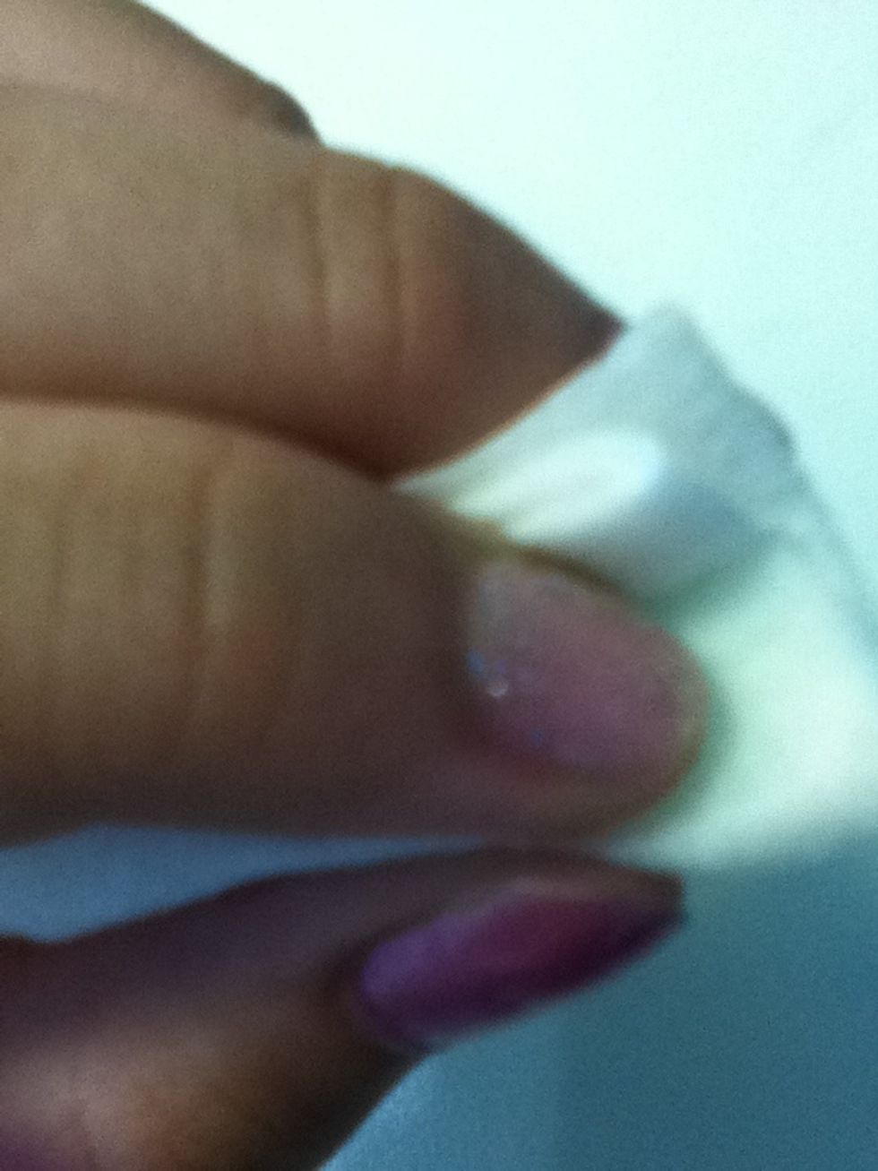 If you are as careless as I am, remember to use nail remover to clean the surroundings.