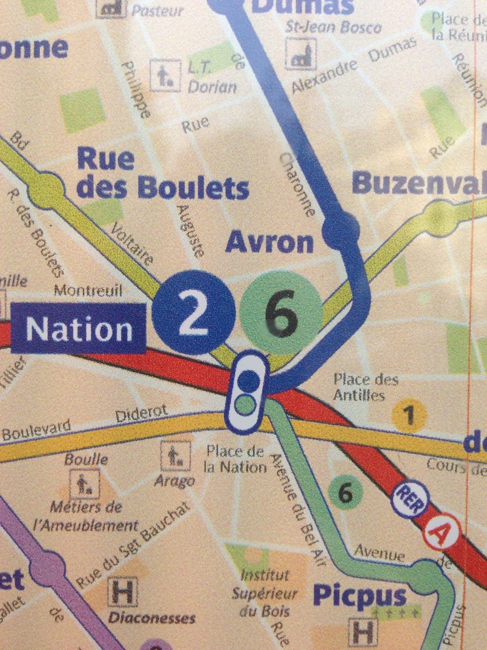 If you are lost in the subway and you Want to ask someone the direction, dont ask about the color, but ask the ligne number. No parisian knows where is the pink ligne but everyone knows where is the 7