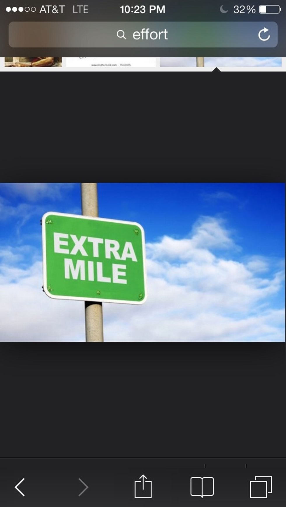 If you are not able to put In the effort to go the extra mile you won't find success