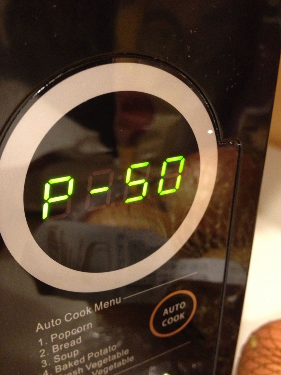 If you are not sure, start out at 50% power for 30 seconds at a time. With stirring in between.