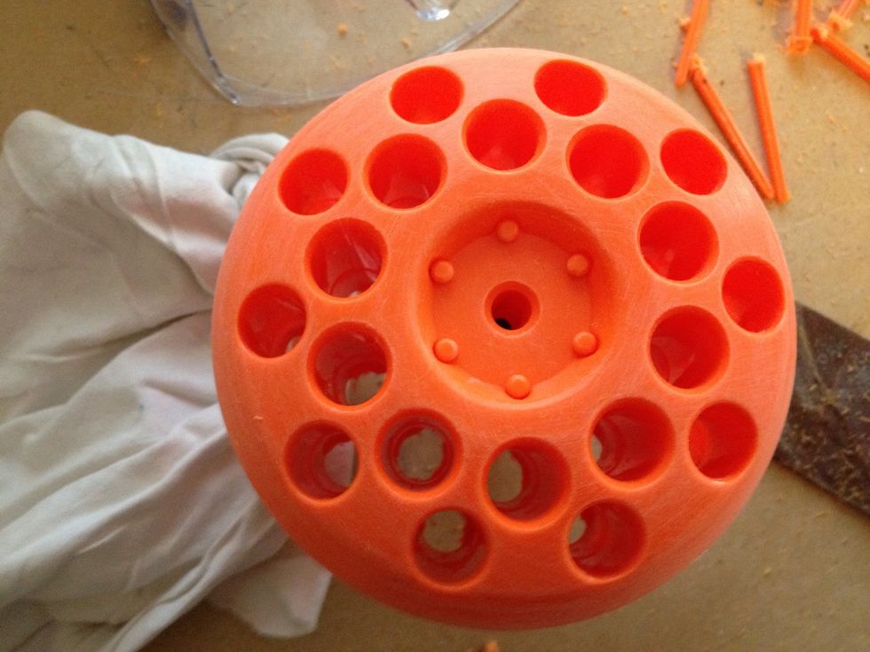 If you are planning on painting the gun, now is a good time to sand, prime, and paint the barrel.