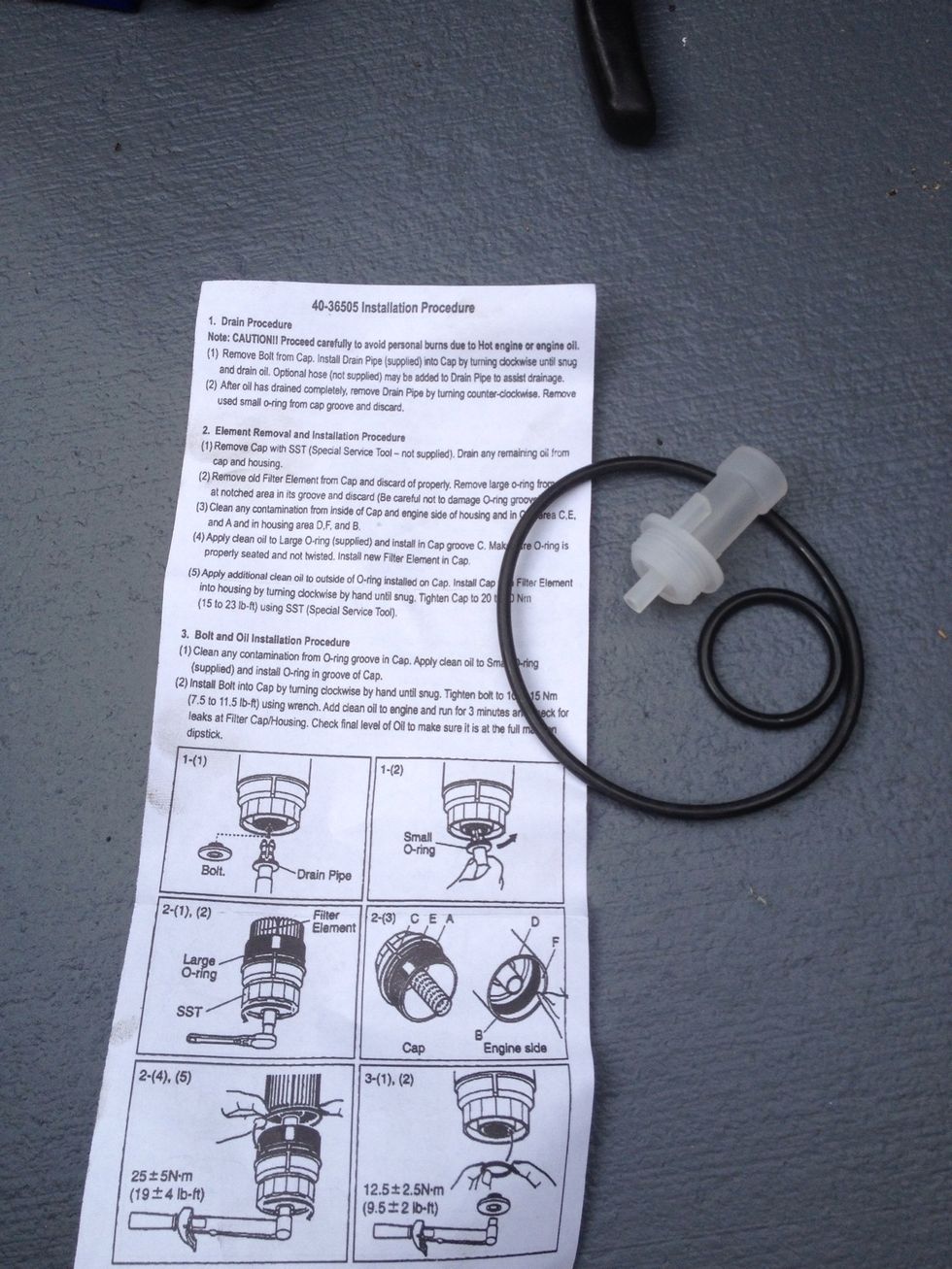 If you are replacing the gaskets, follow the directions that come with the filter