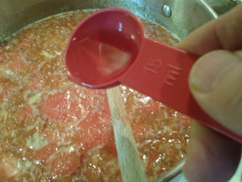 If you are using whisky this is the time to add it.