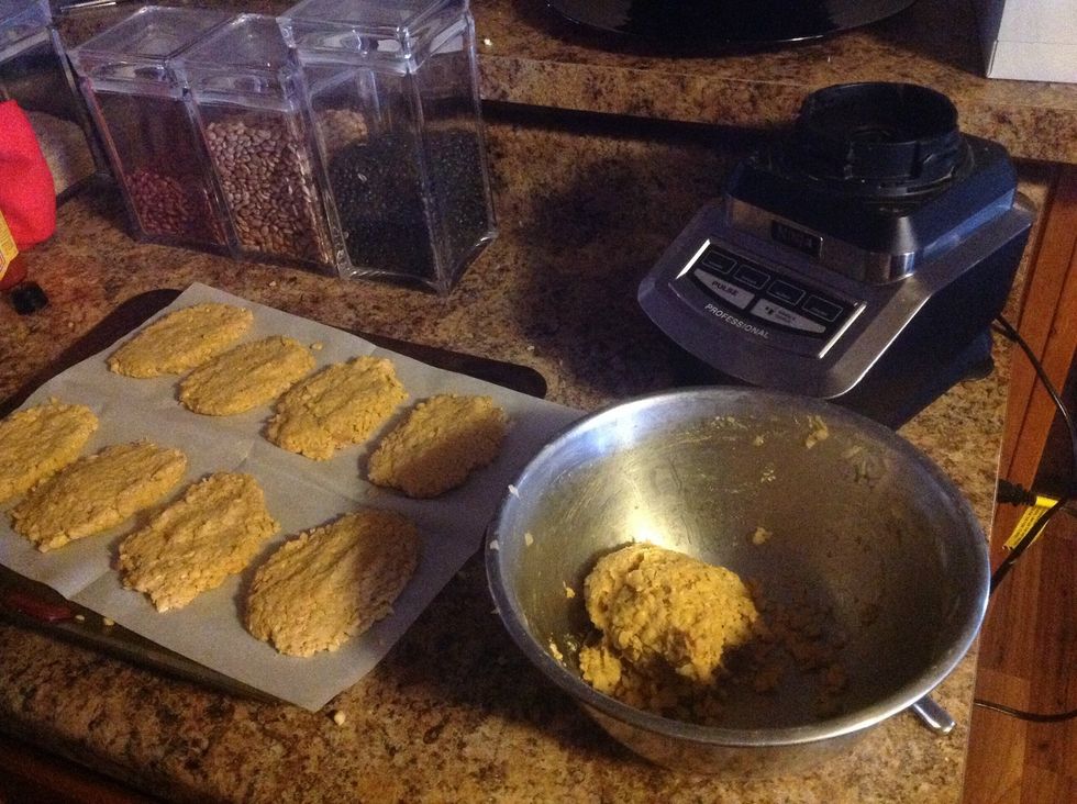 If you can bake them all at once go for it, my baking sheet wasn't big enough so I baked the last four separately with some extra spice on them.
