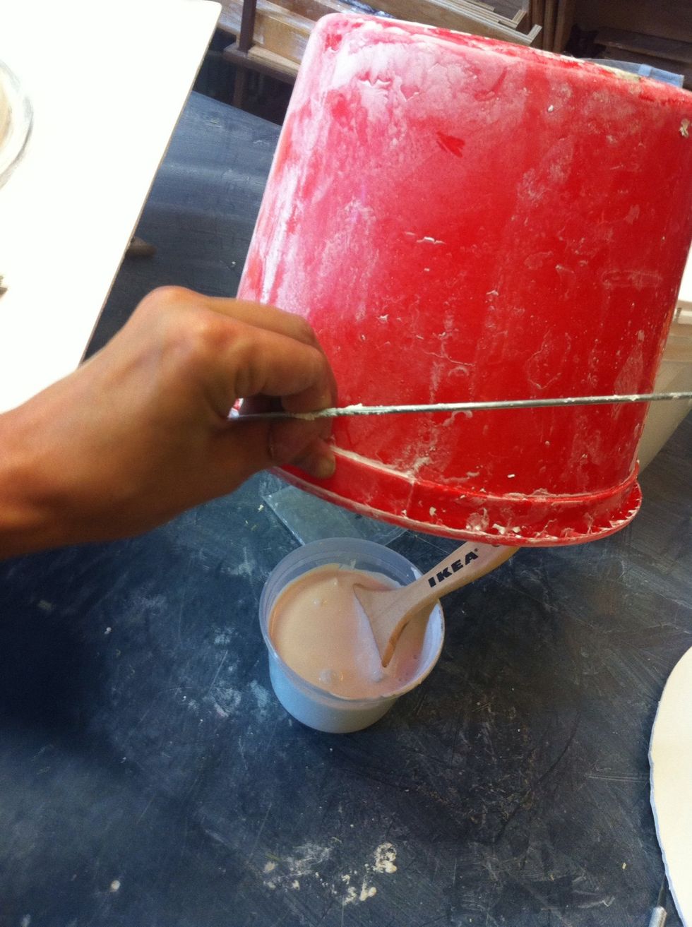 If you can store your brush right in your latex that's the best.