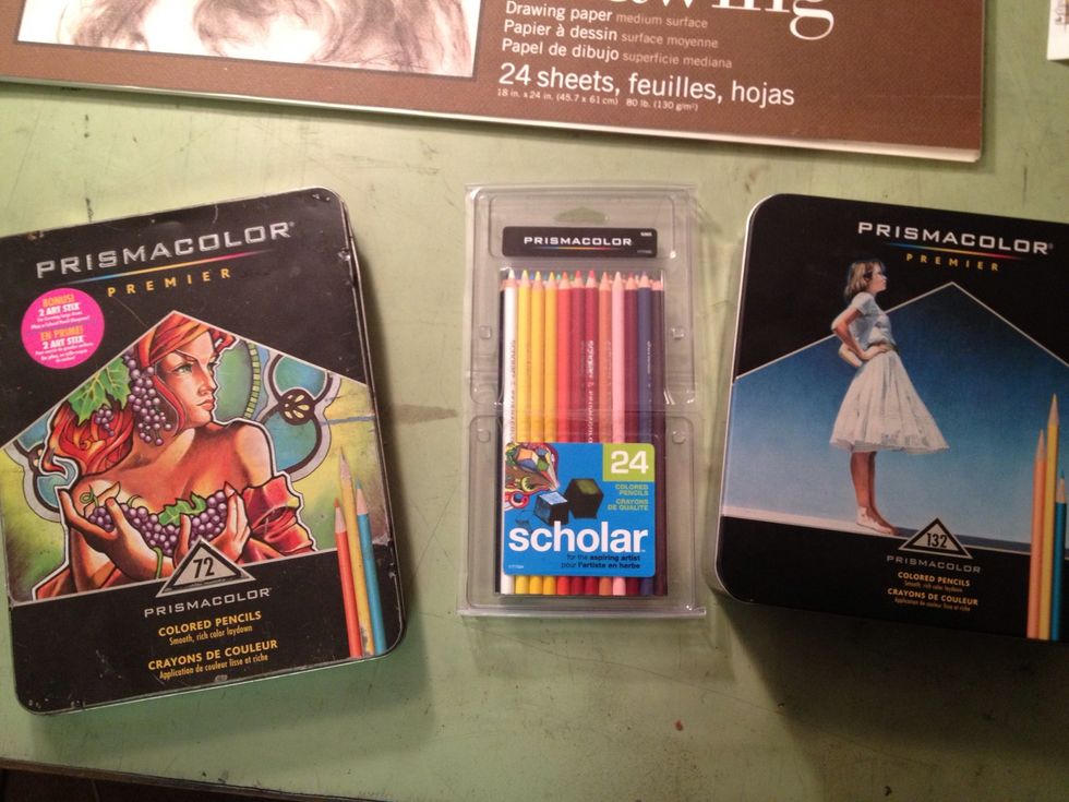 If you can't afford the 132 box set a cheaper 24 pack will do well. Or if you only have crayola colored pencils that is fine too!! Whatever medium you are most comfortable with!! \ud83d\ude0a