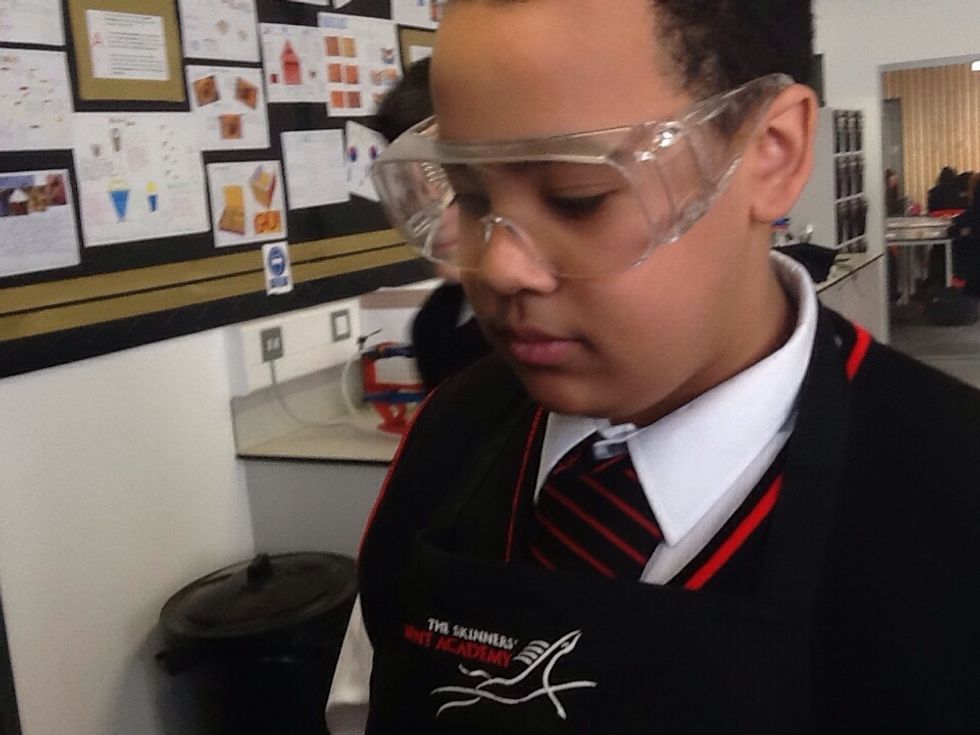 If you can't get those hard parts then go to the machine but you need to put googles on first